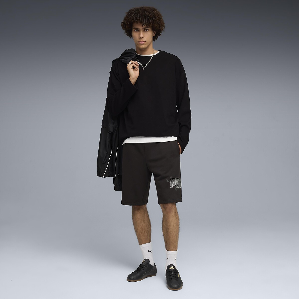 Pantalones cortos Camo negro, PUMA