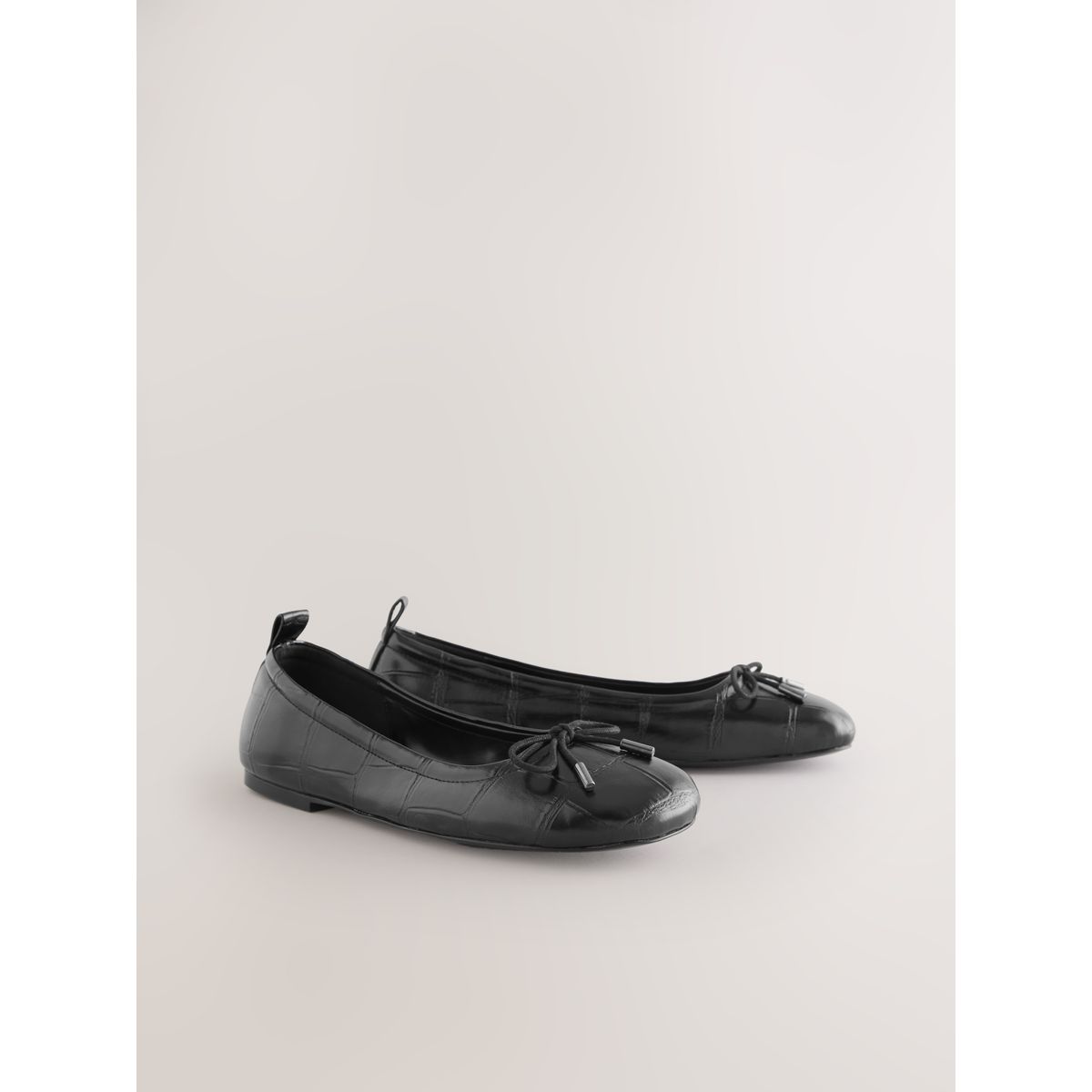 Ballerines forever comfort® à bout carré noir, NEXT