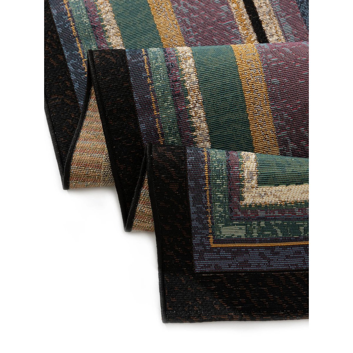 Tapis d'extérieur & intérieur RIA multicouleur/bleu, BENUTA