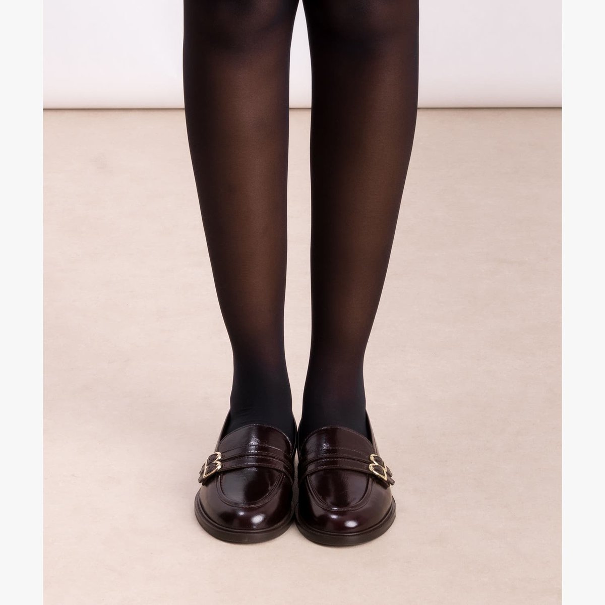 Mocassin en cuir ANYA marron marron fonce, BOCAGE