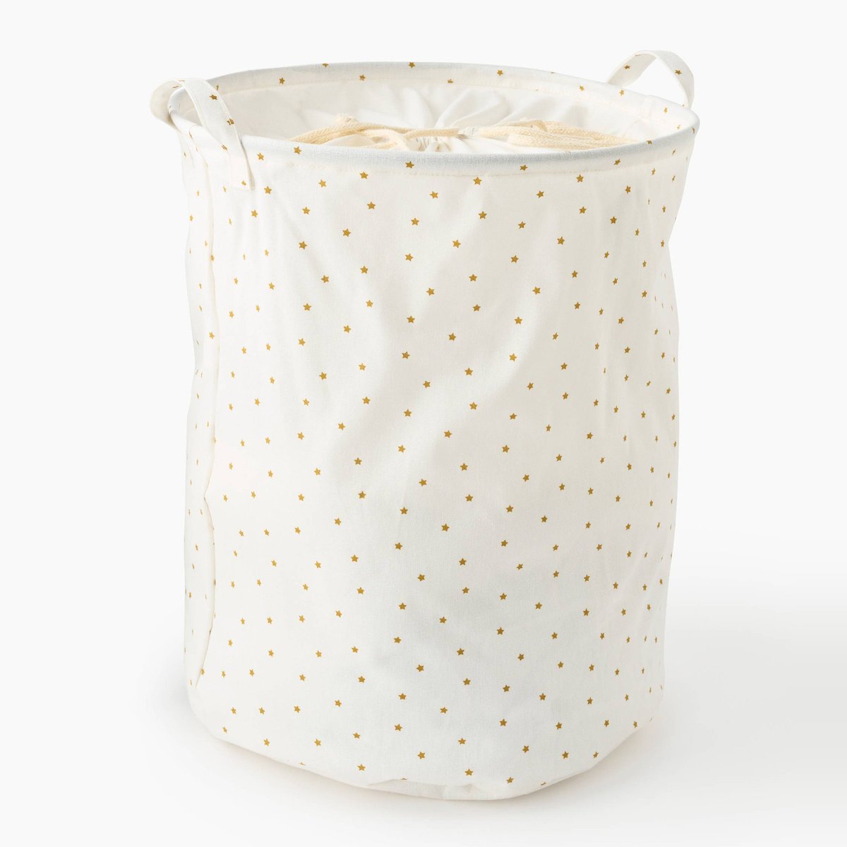MONOPRIX MAISON - Panier à linge rond enfant à imprimé safari, D38 x H49 cm - ECRU - cacahuete, MONOPRIX