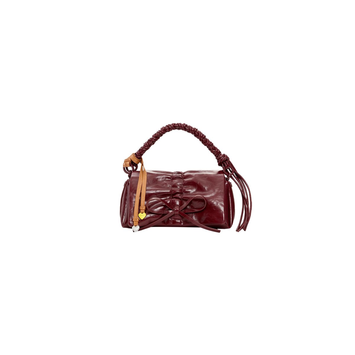 Petit sac brillant à nœud rouge, DESIGUAL