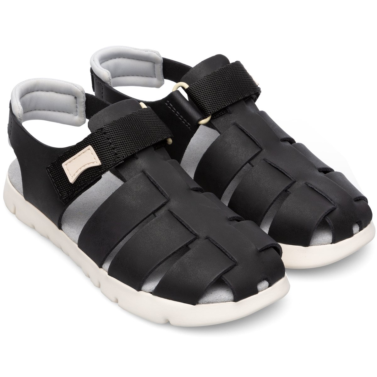 Sandales Cuir Oruga noir, CAMPER