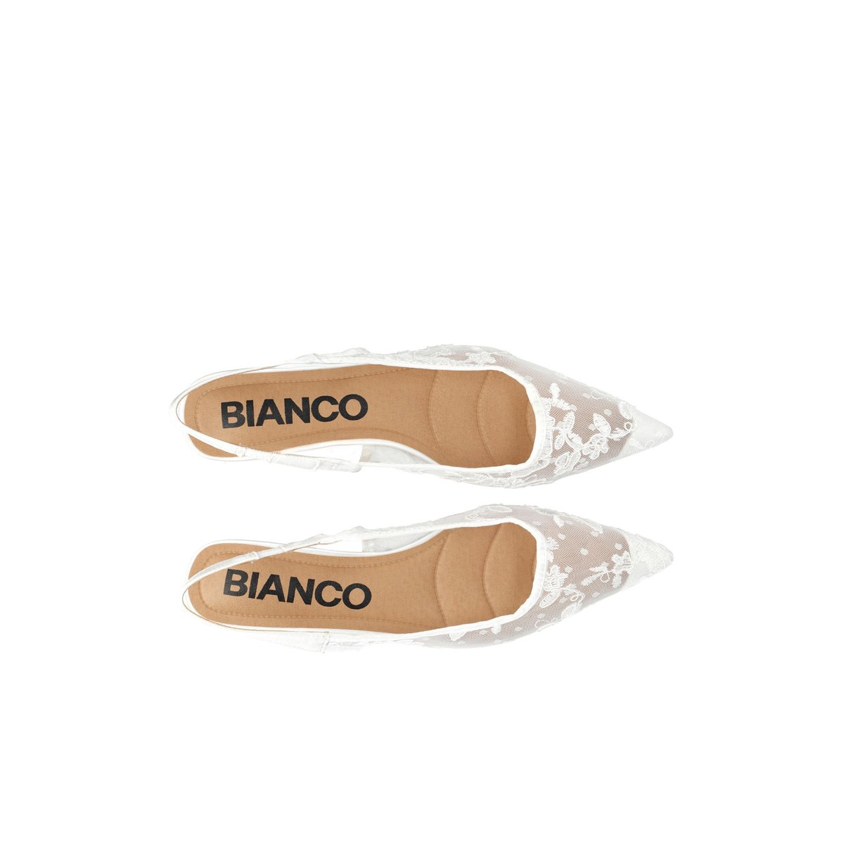 Chaussures À Bride Arrière offwhite, BIANCO