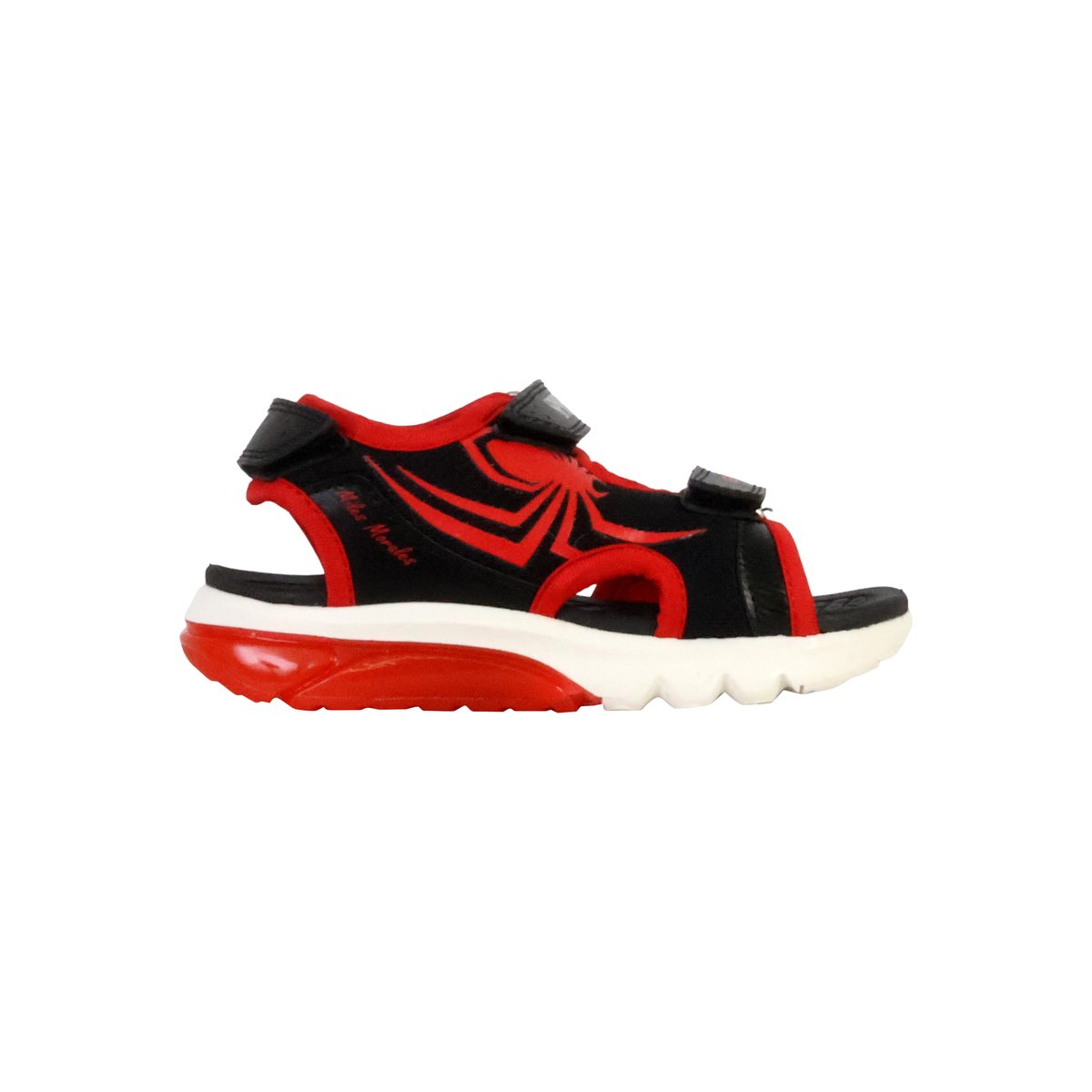 Sandales à Scratch Ciberdron noir/rouge, GEOX