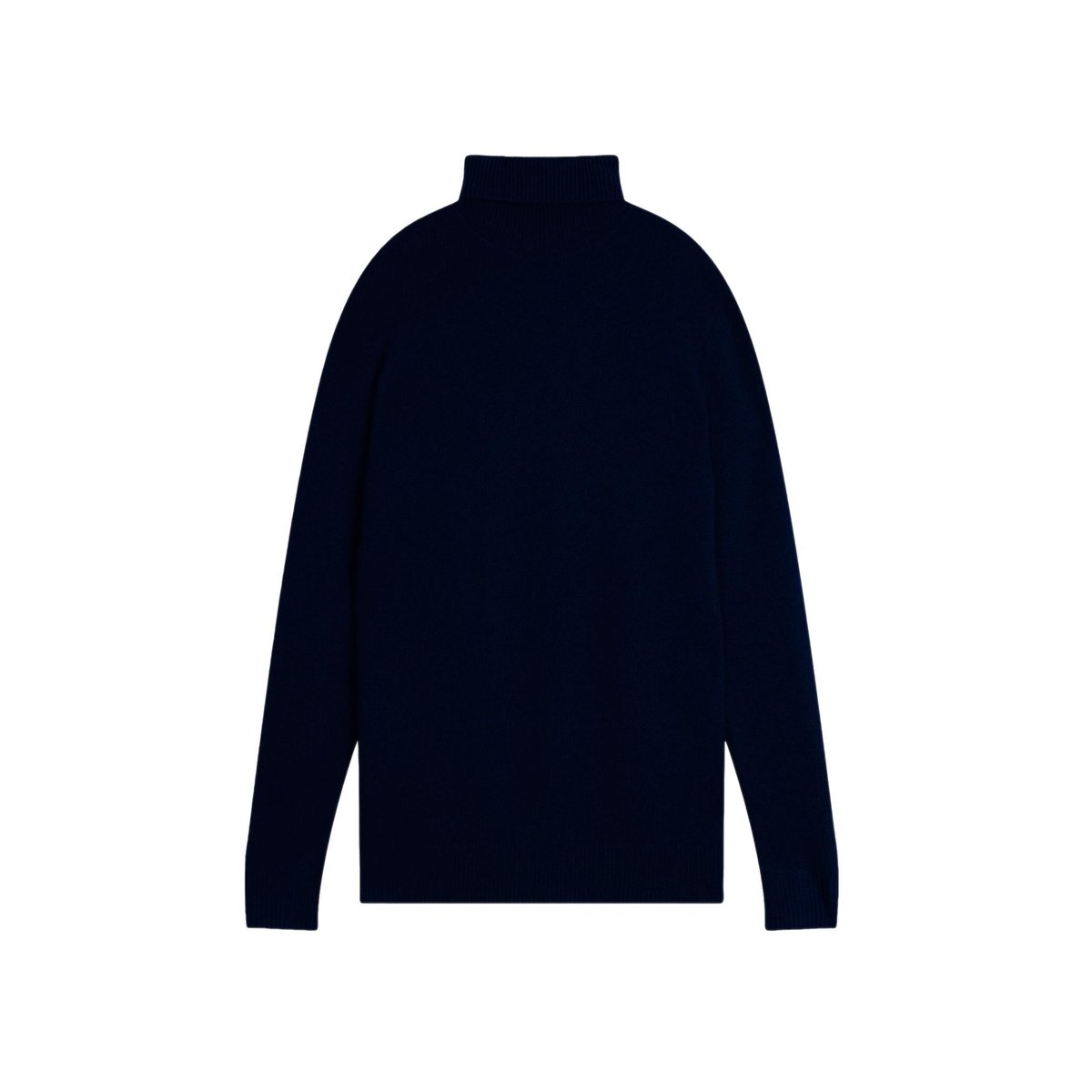 Pull Col Roulé 4 Fils Navy Sacha bleu foncé, JUST CASHMERE