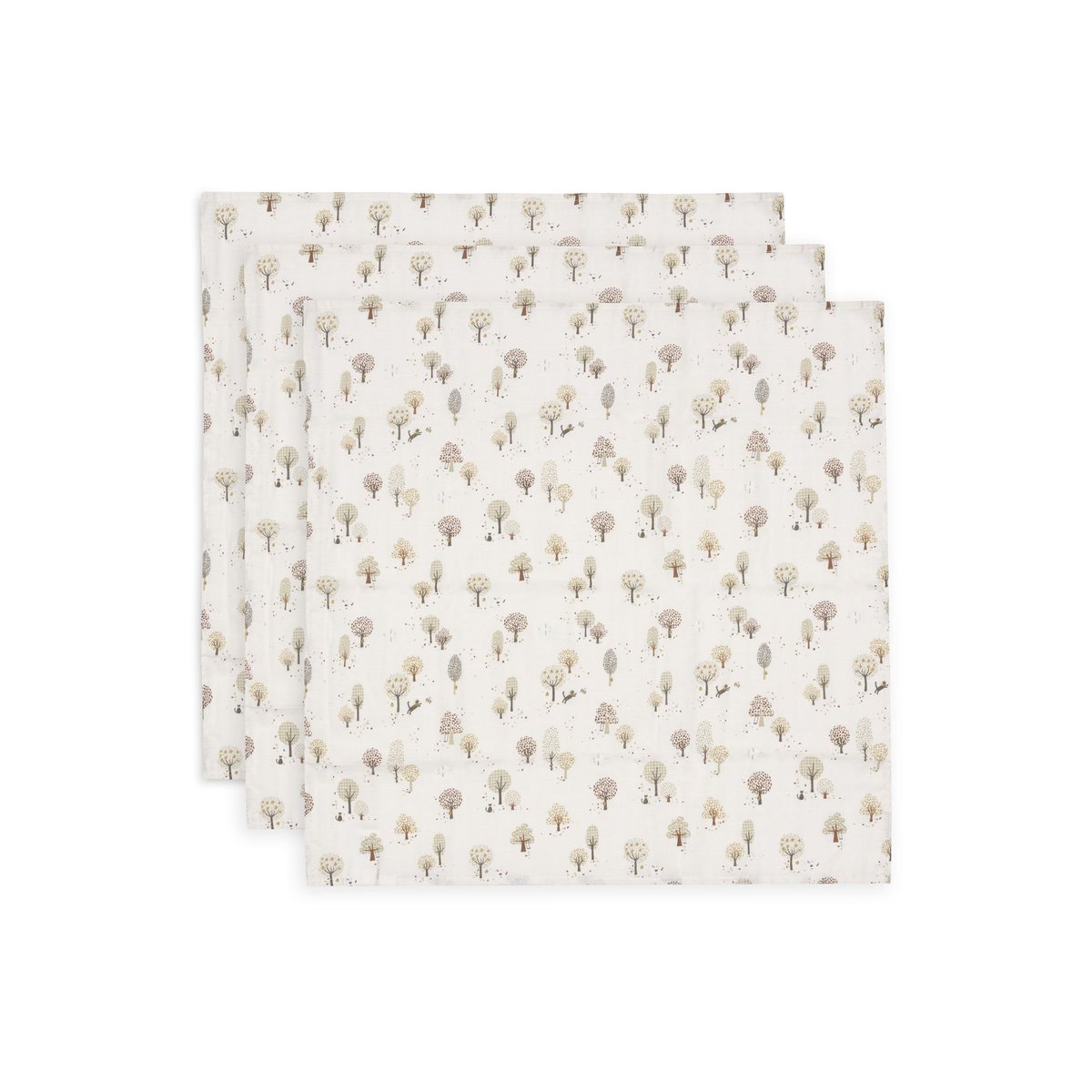 Lot de 3 langes gaze de coton beige, JOLLEIN