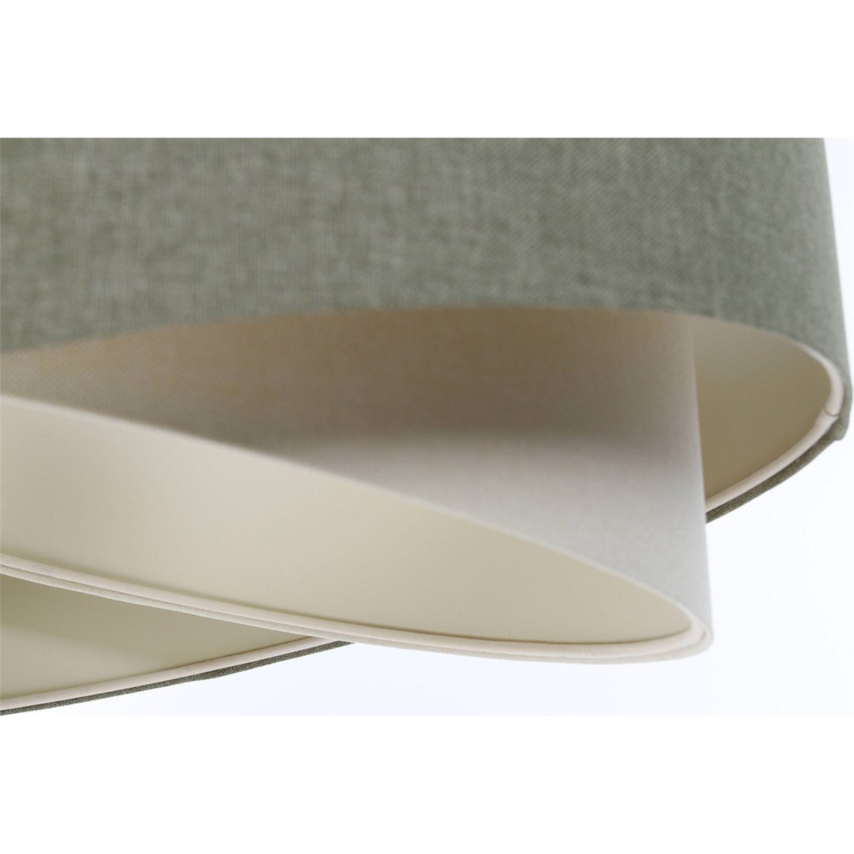 Suspension en lin rond Boho beige crème en lin naturel, BPS KONCEPT