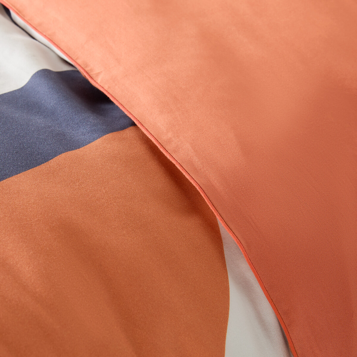 Housse de couette en satin de coton, WONDER imprimé, MAPOÉSIE X LA REDOUTE INTÉRIEURS