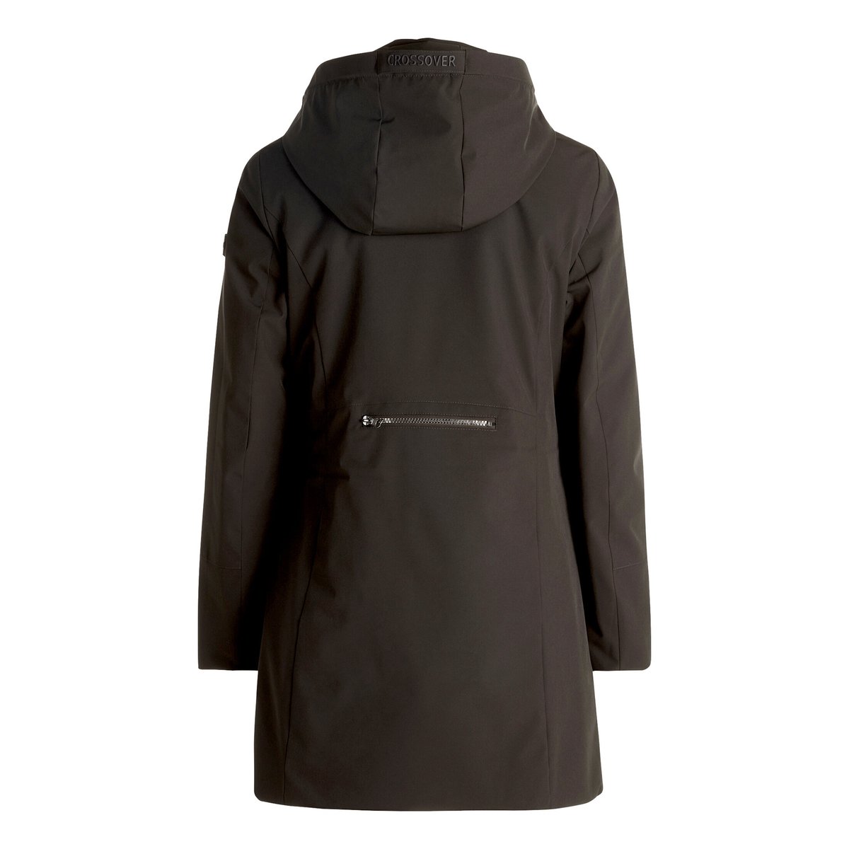 Veste outdoor à capuche amovible vert foncé, BETTY BARCLAY
