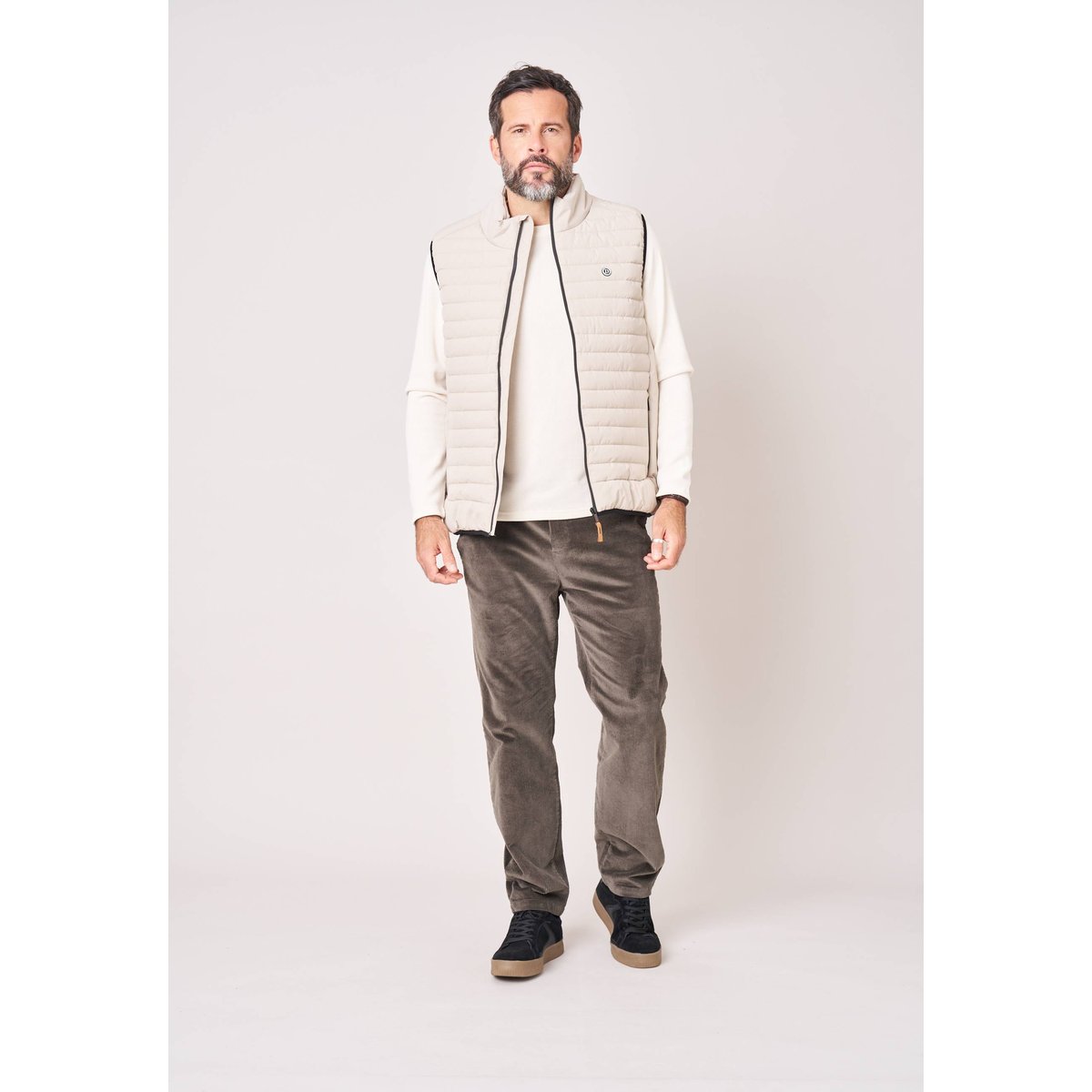 Doudoune sans manches homme DRYDEN chalk, DEELUXE