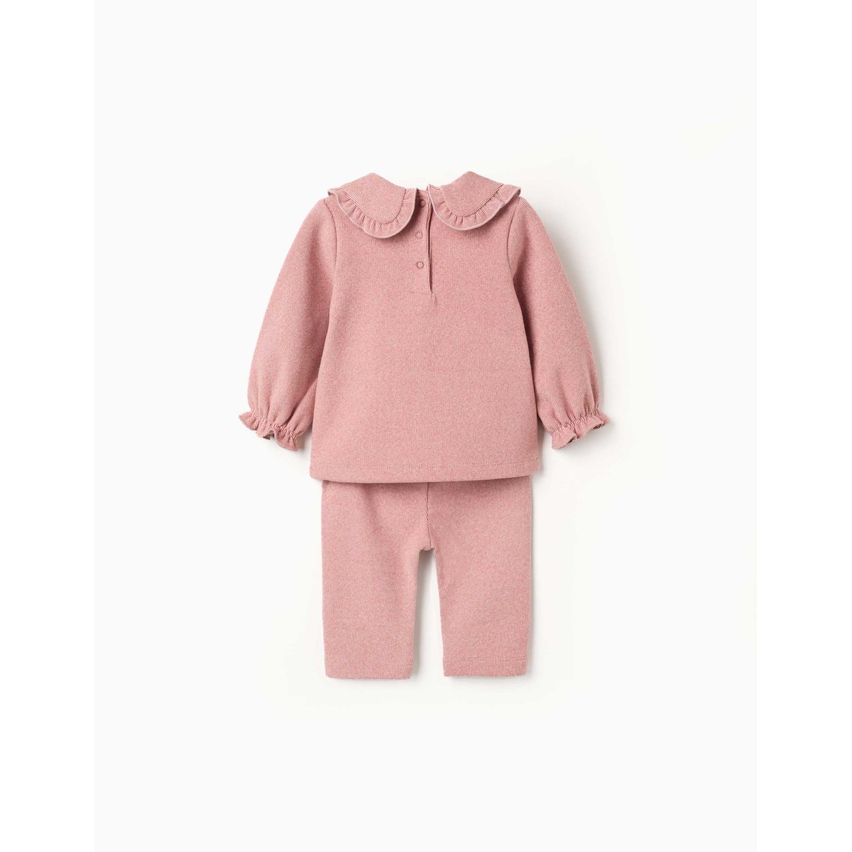 Ensemble pull et pantalon en maille rose, ZIPPY