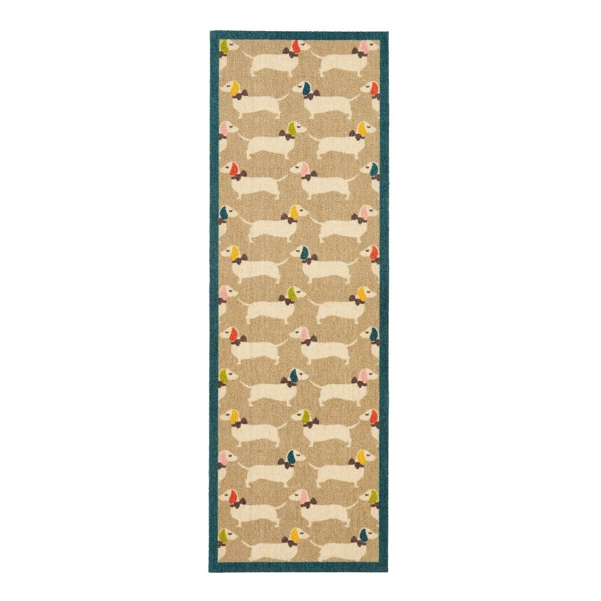 Bright Doggie Stain Resistant Pet Runner Mat 50x150cm multi-coloured, HOWLER & SCRATCH