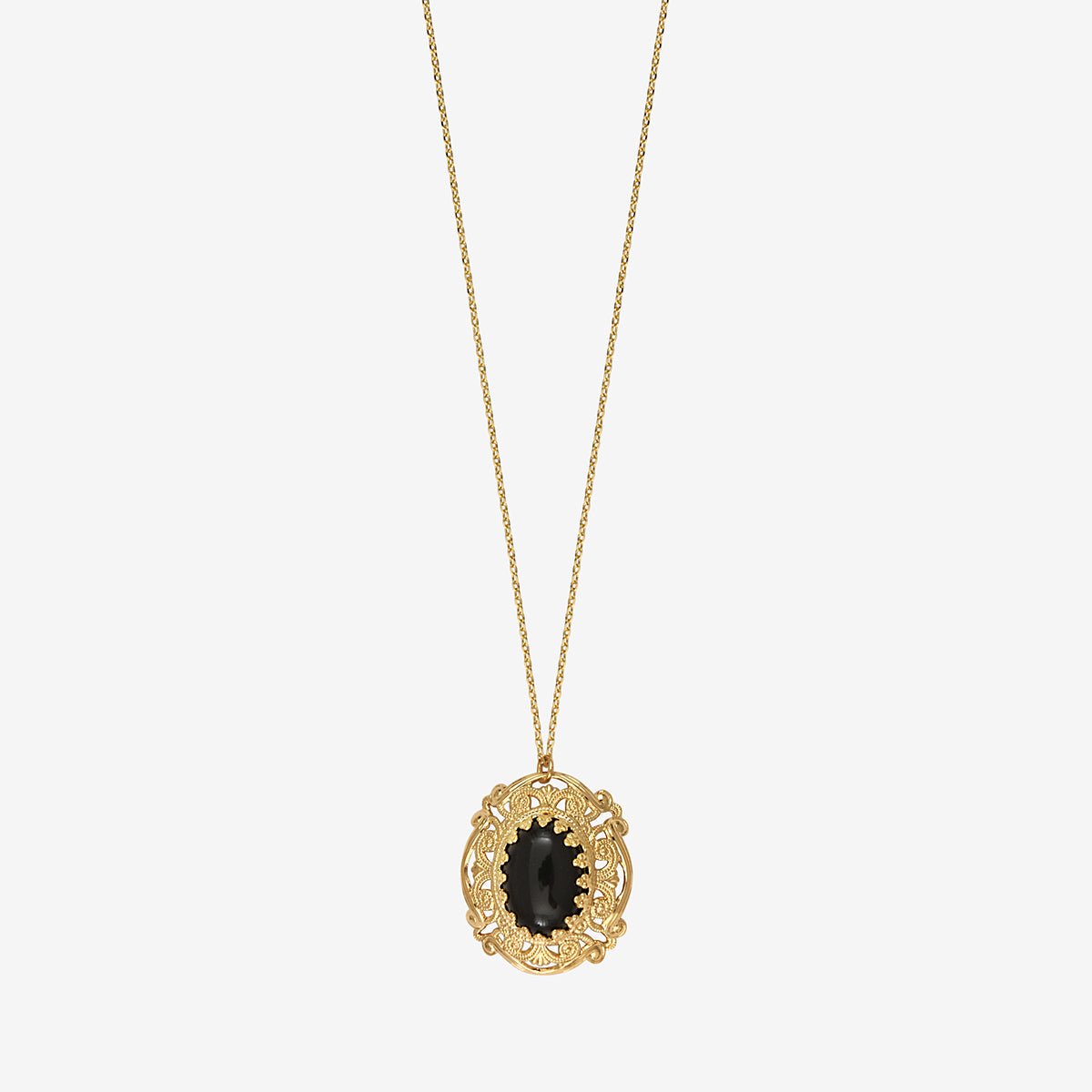 Collier gm dubarry onyx noir, CAROLINE NAJMAN