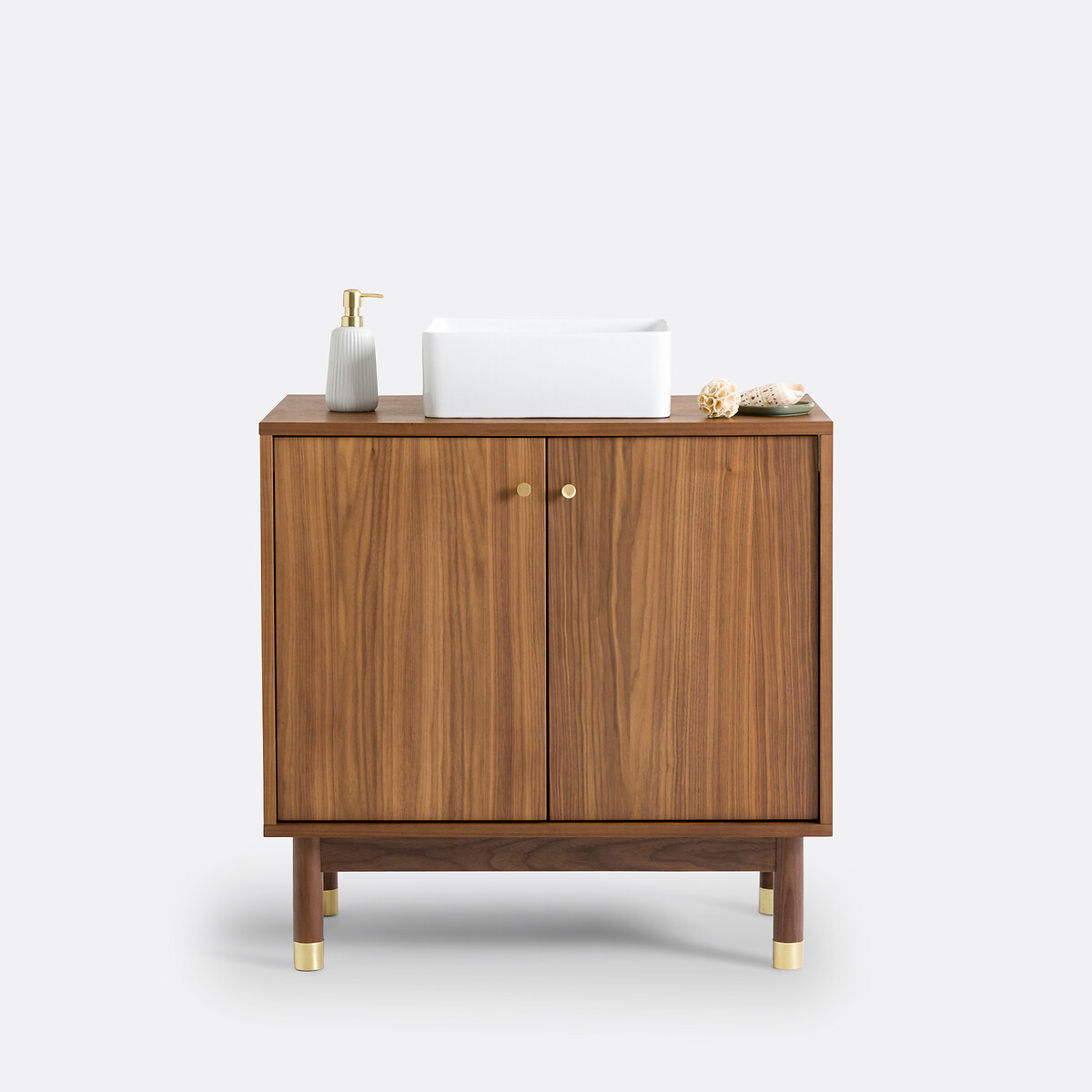Meuble sous-vasque, Lambro noyer, LA REDOUTE INTERIEURS