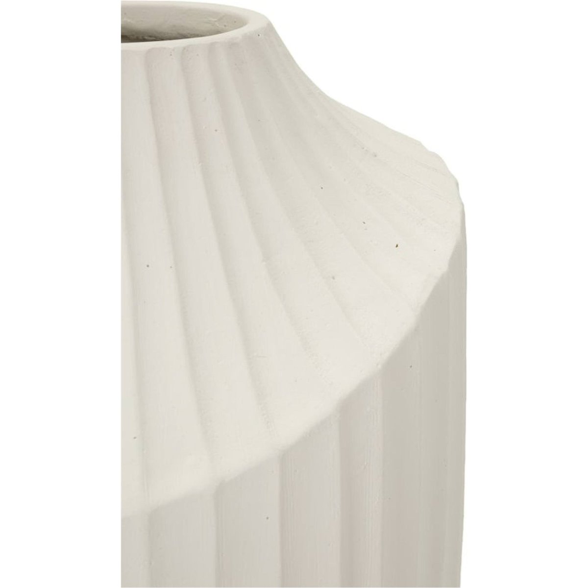 Vase sculptural au relief ondulé MODERN crème, RECOLLECTION