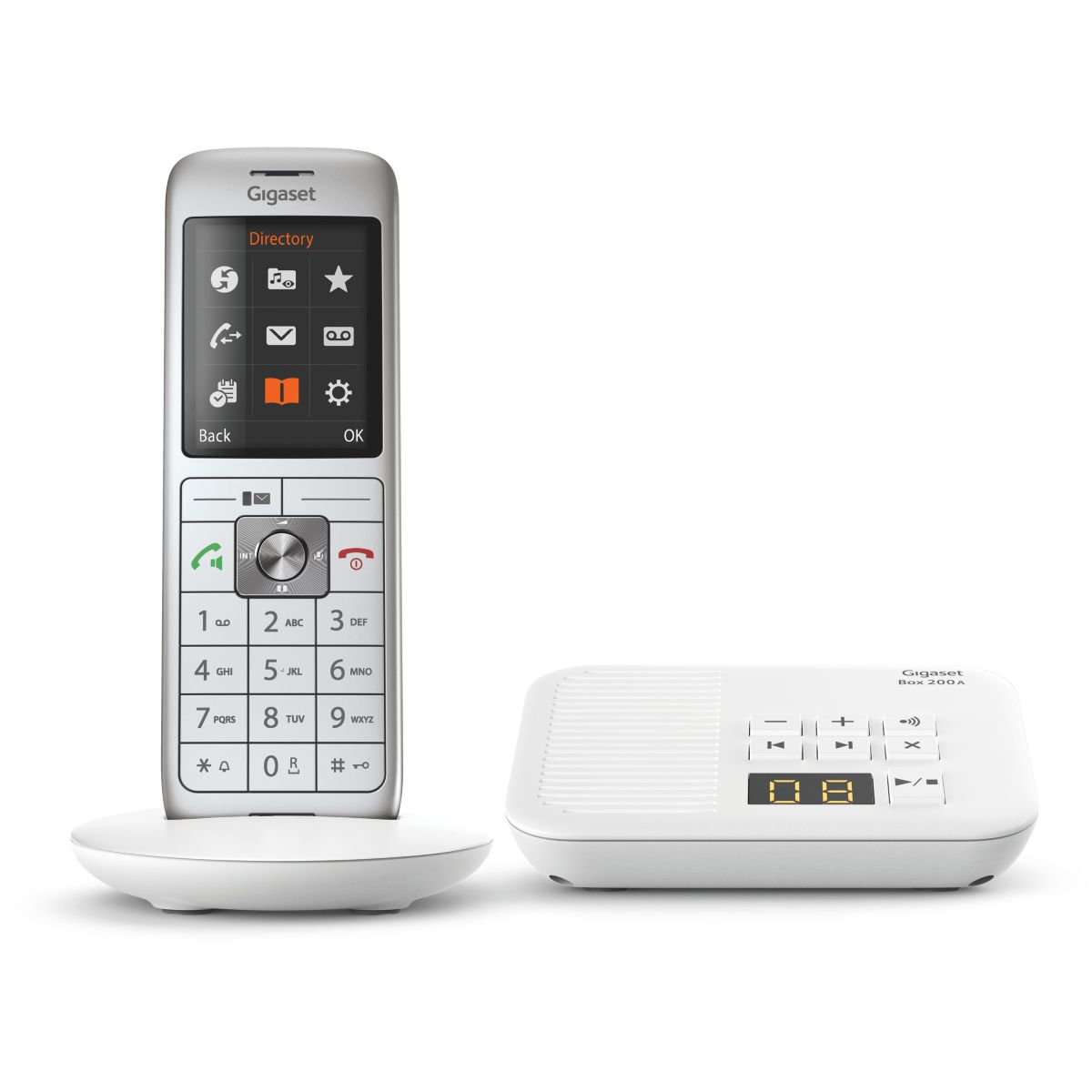 Téléphone sans fil CL660A BLANC blanc, GIGASET