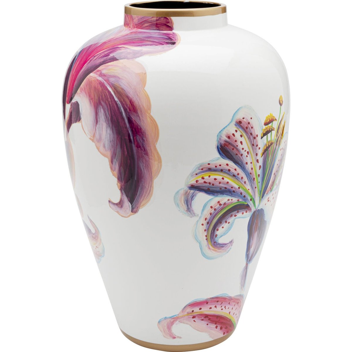 Vase lys en porcelaine blanc, KARE DESIGN