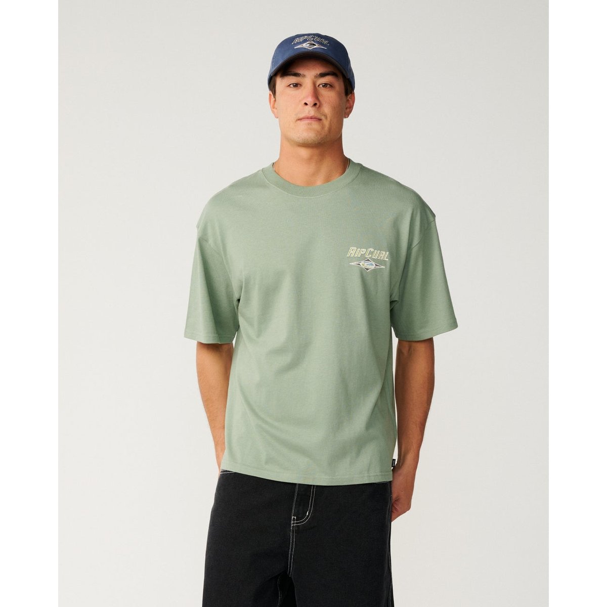 T-shirt Heritage ICON sauge, RIP CURL