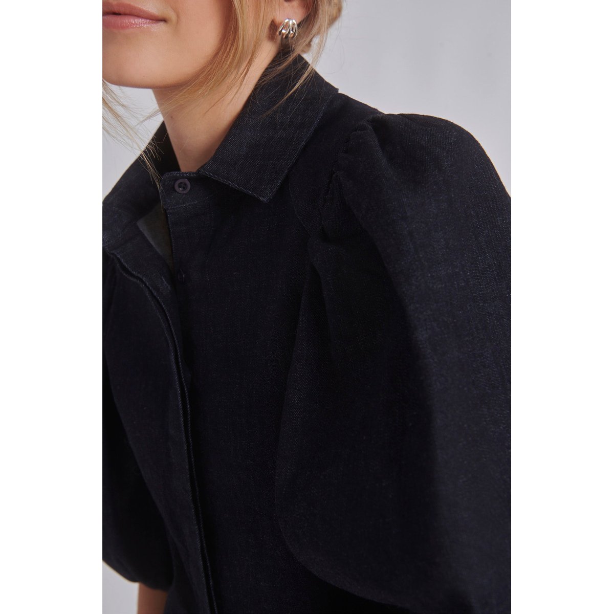 Blouse en jean JAMES bleu denim, BENOA