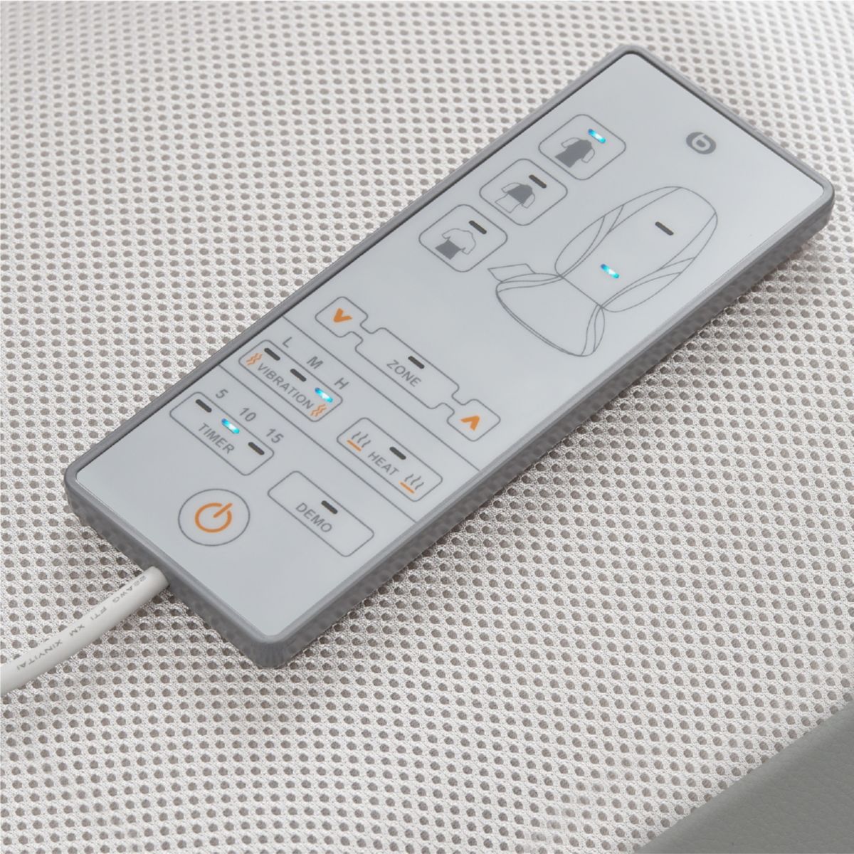 Siège massant EDM6 Eden soft gris, ESSENTIEL B
