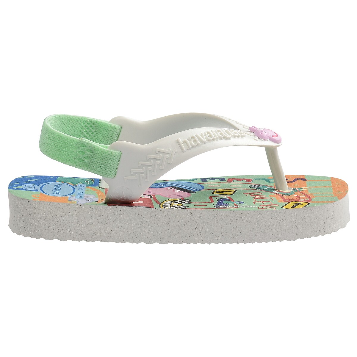 Sandales entre-doigts BABY PEPPA PIG multicolore, HAVAIANAS