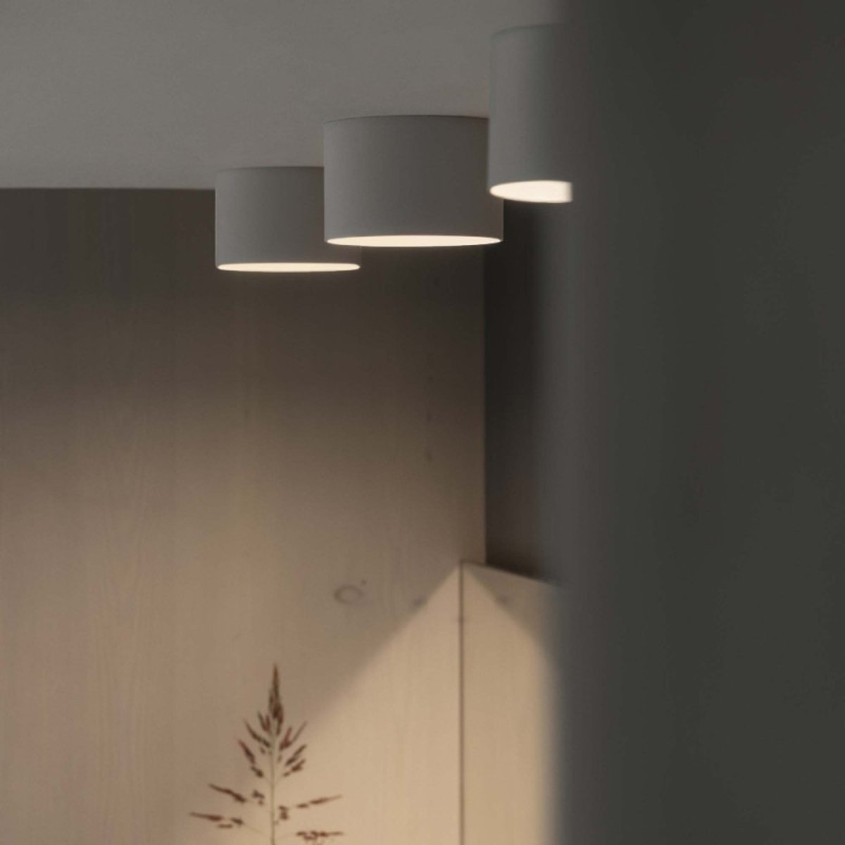 Plafonnier Spot blanc Spike blanc, MILLUMINE