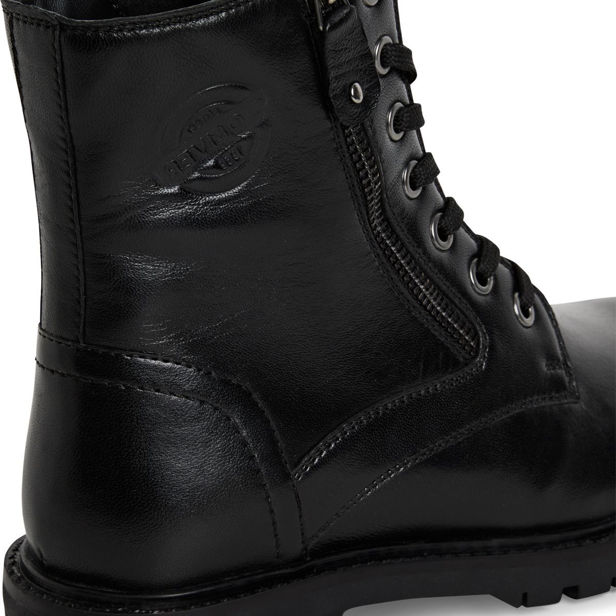 Bottine en cuir noir multi, S.OLIVER