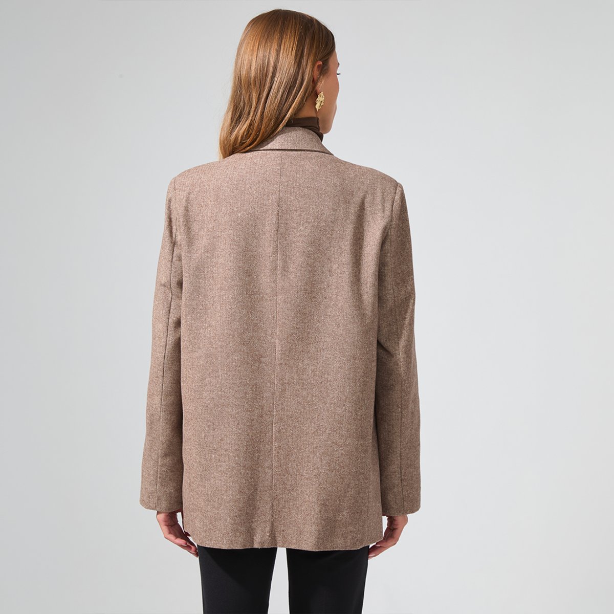 Veste blazer oversize MATHILDE taupe, BENOA