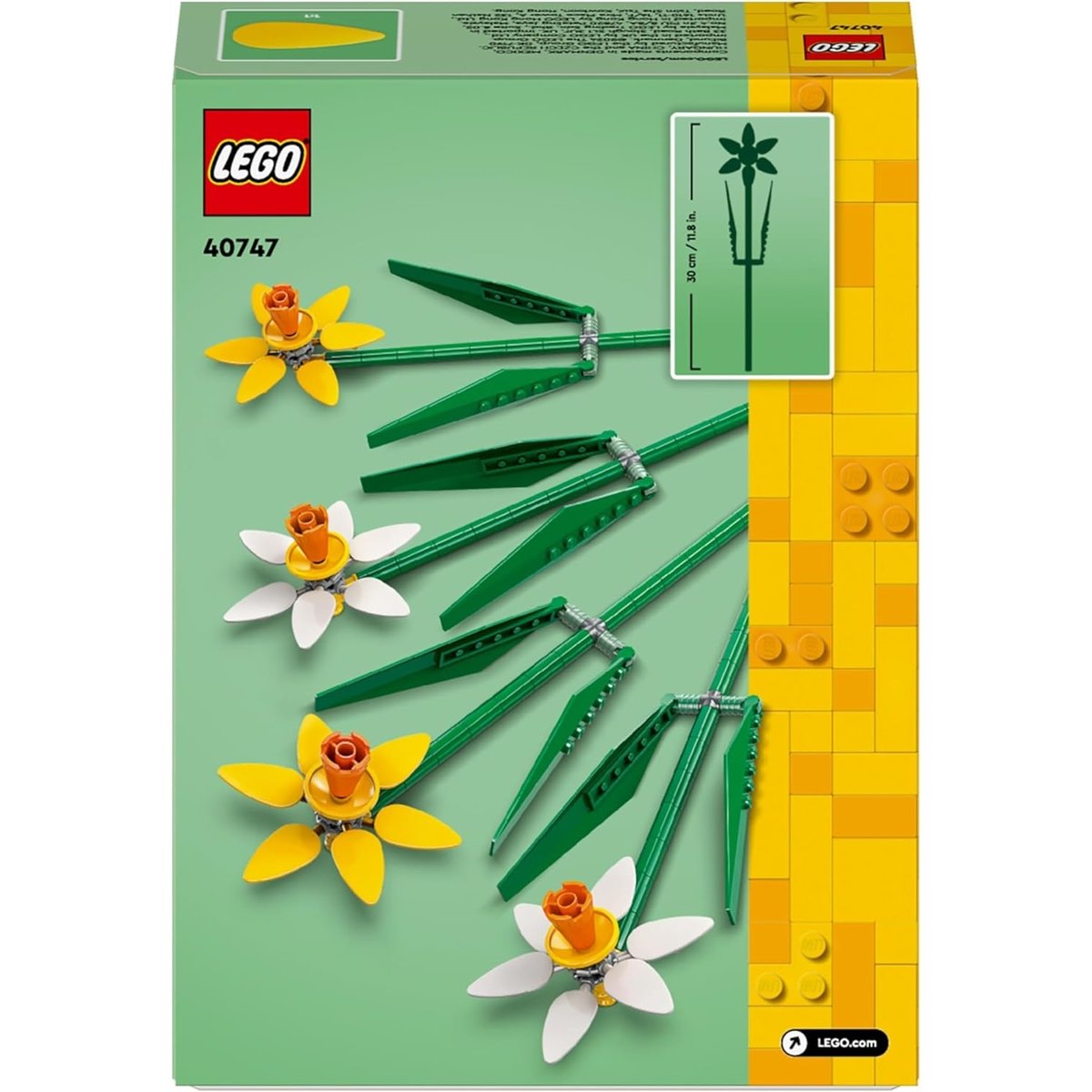 LEGO Botanicals - Bouquet de Jonquilles Éternelles - 40747 jaune, blanc, vert, LEGO
