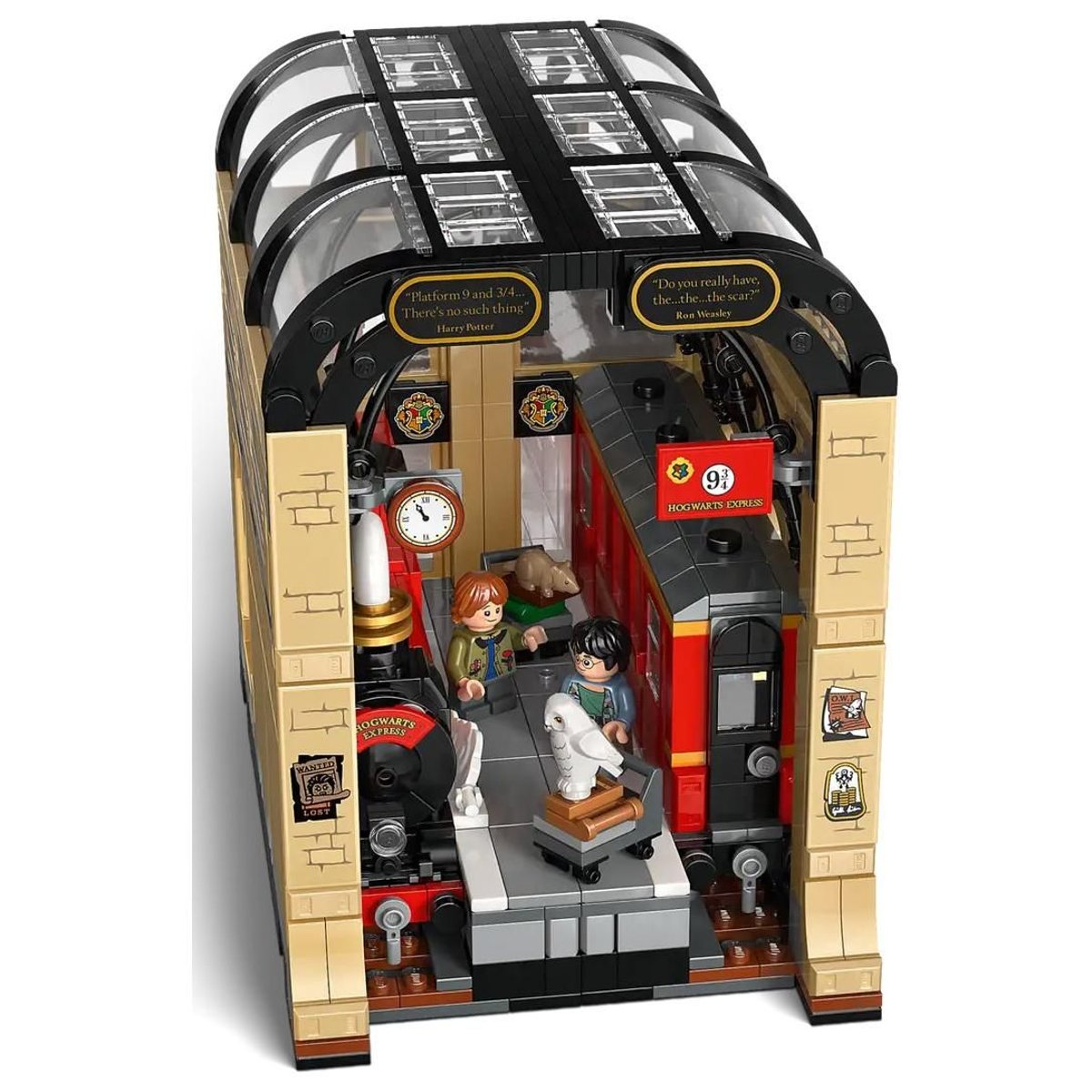 LEGO Harry Potter - Book Nook : Le Poudlard Express 76450 - Décoration Magique multicolore, LEGO