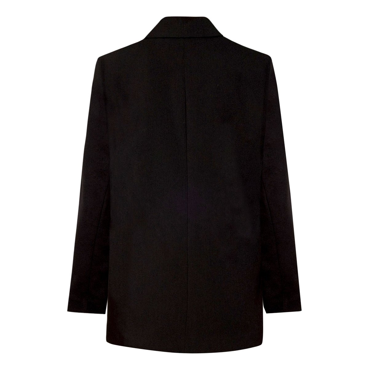 Blazer long à col à revers noir, BETTY & CO
