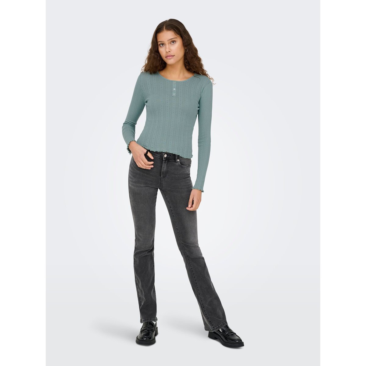 Top silver blue, JDY