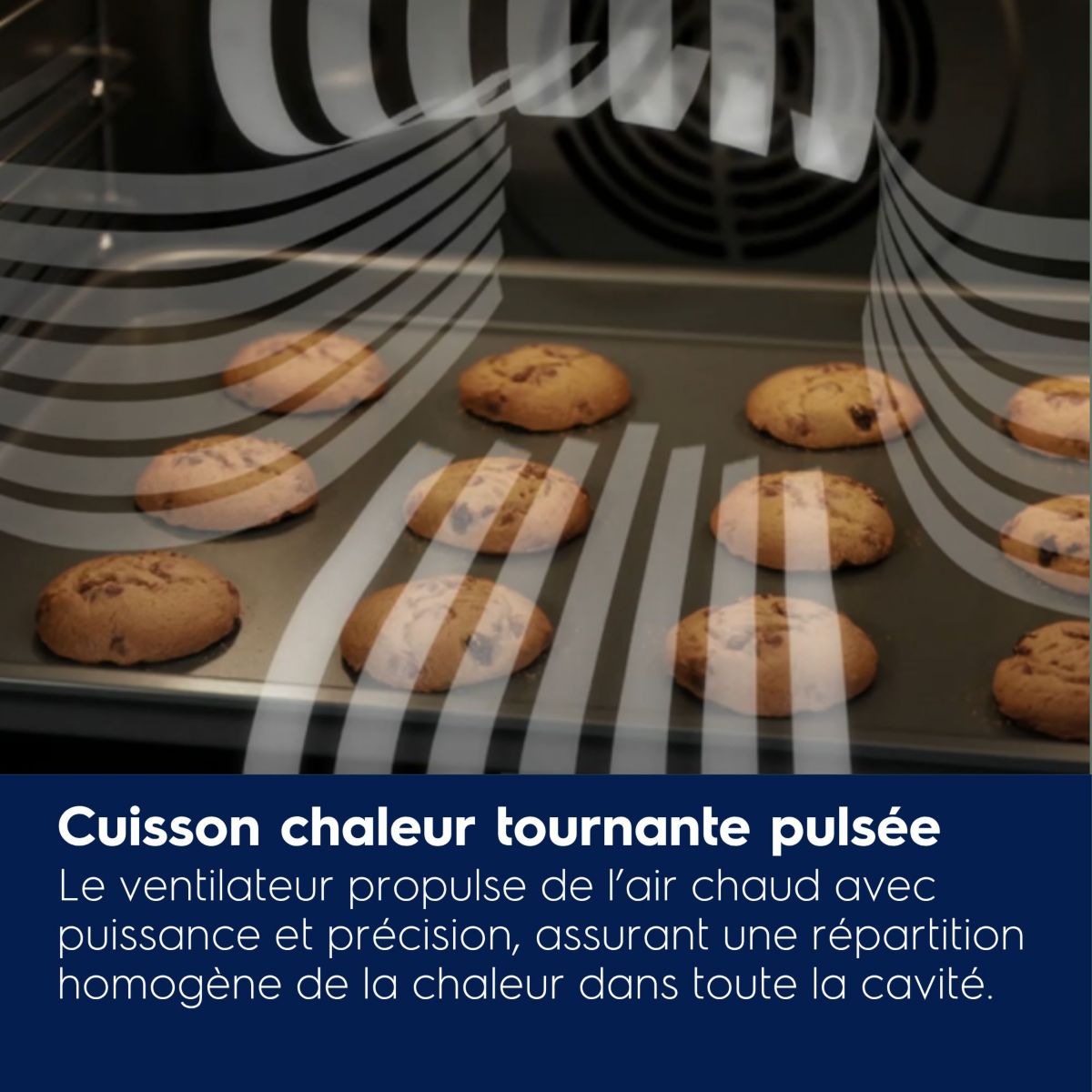Four encastrable EOM7P10H Pyrolyse Chaleur tournante et Rails télescopiques 72L couleur unique, ELECTROLUX