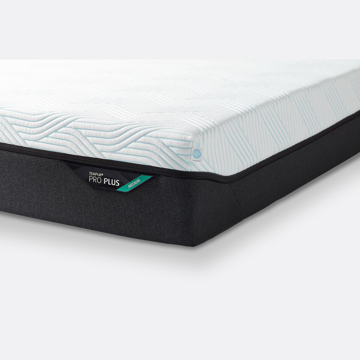 Matelas TEMPUR Pro® Plus SmartCool™ Médium blanc/gris charbon, TEMPUR