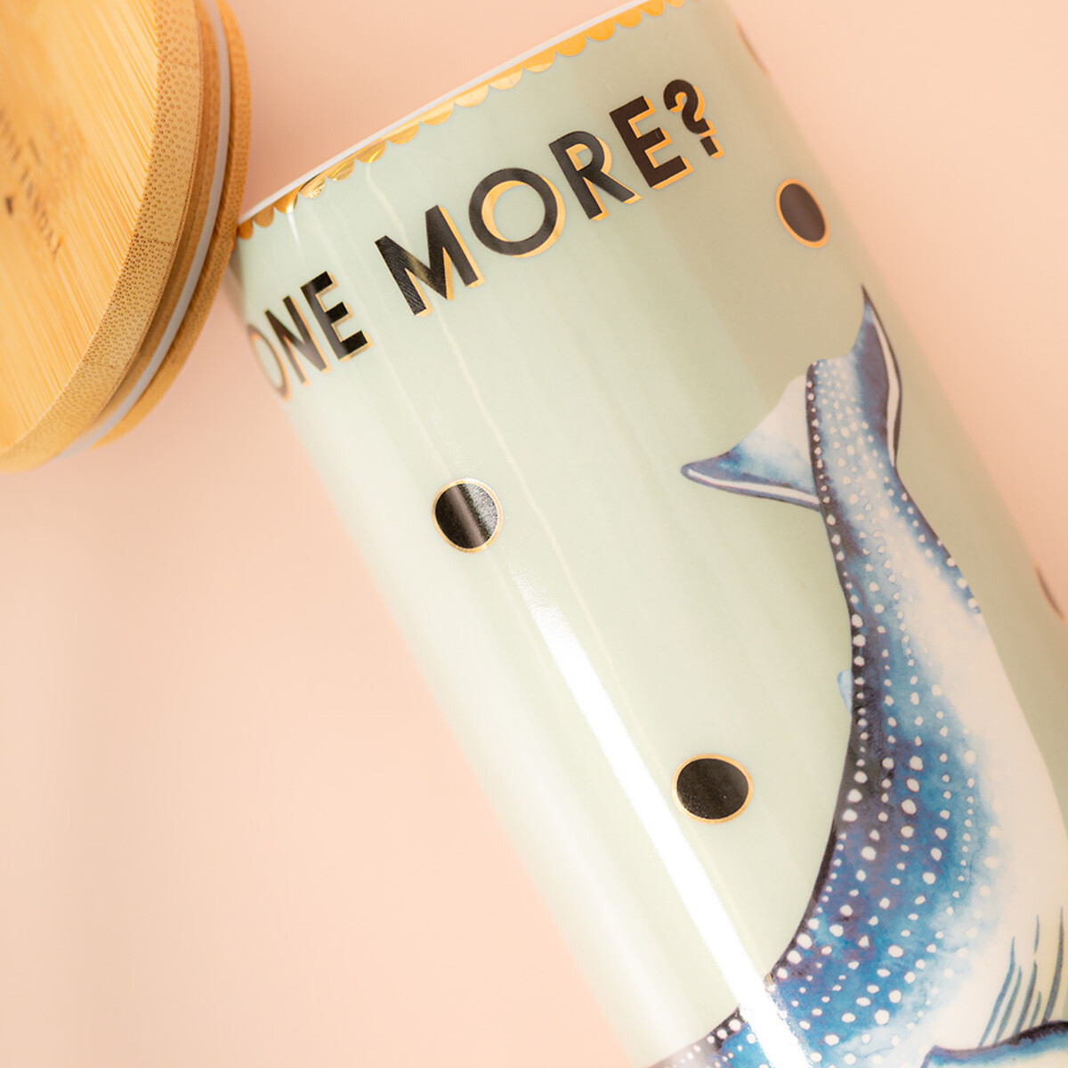 "One More?" Large Whale Storage Jar multi-coloured, YVONNE ELLEN