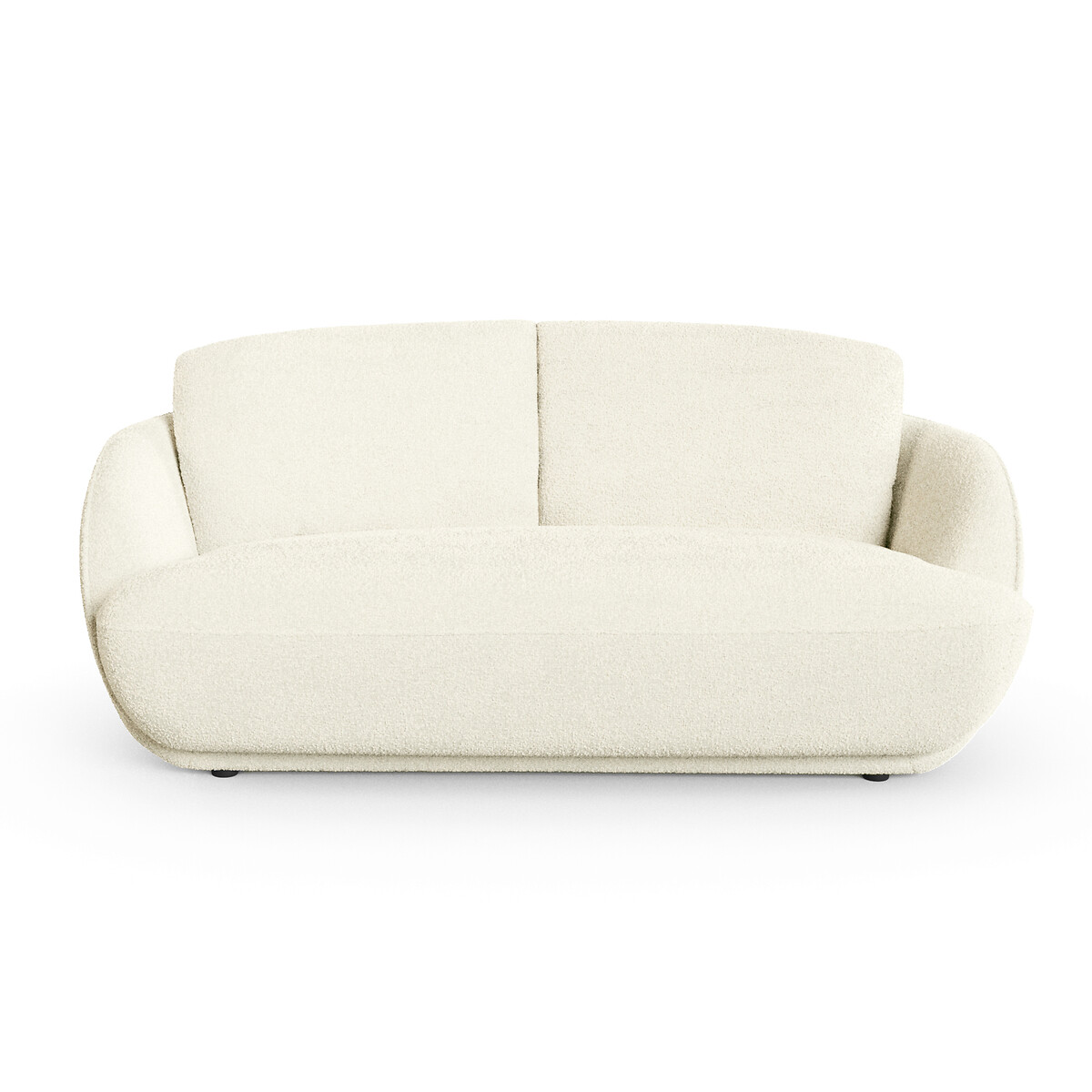 Canapé banquette, en bouclette, ALPINE ecru, AM.PM