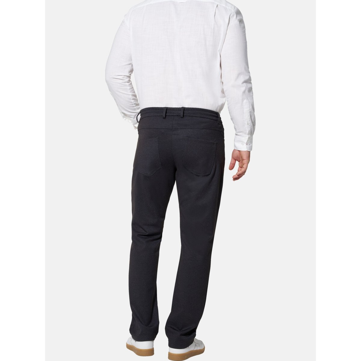 Pantalon taille basse KROSON noir, JAN VANDERSTORM