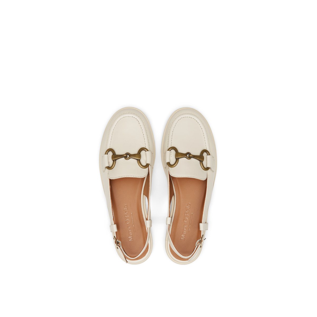 Sling-Loafer avec boucle de bridon beige, MARC O'POLO