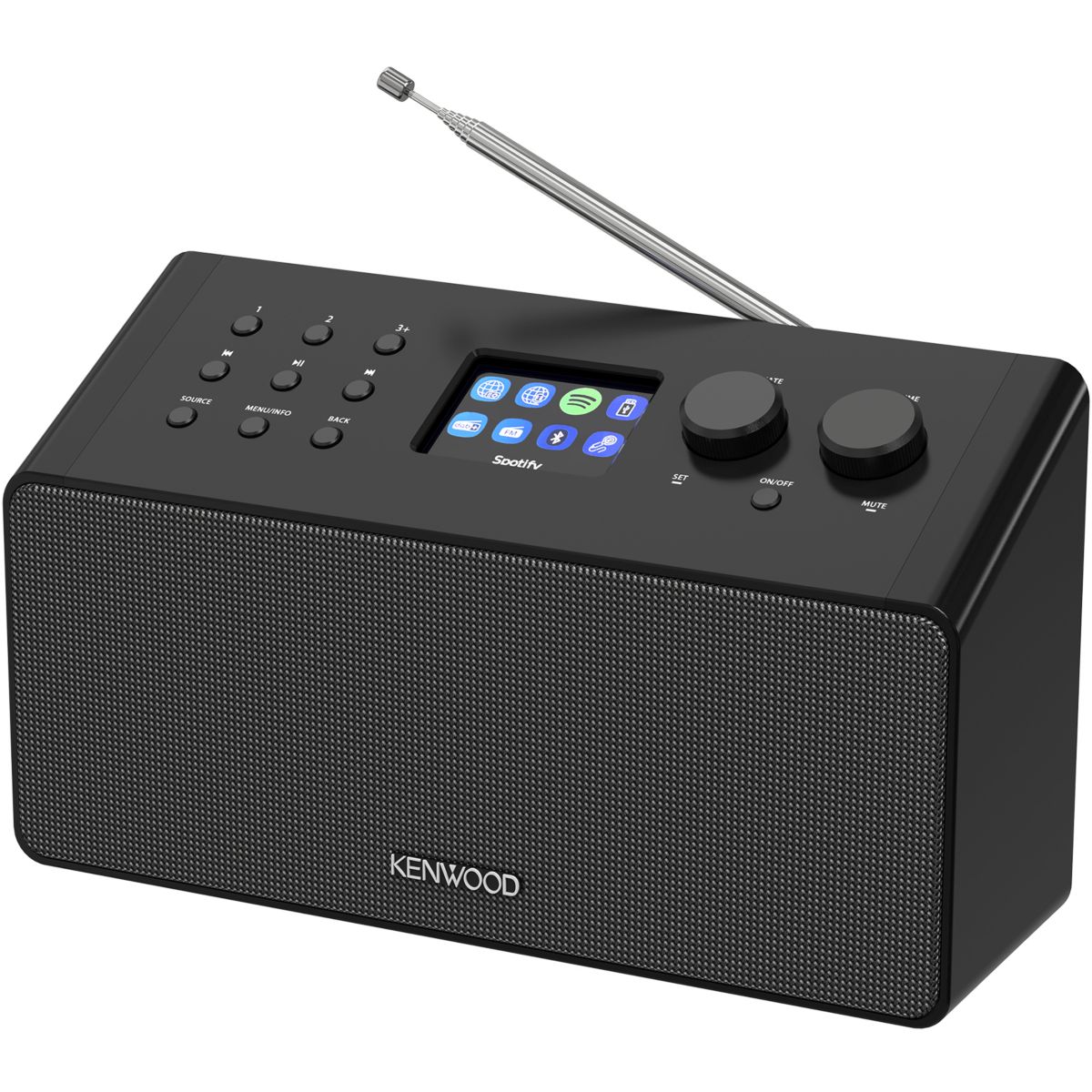 Radio DAB CRST90SB Noir couleur unique, KENWOOD