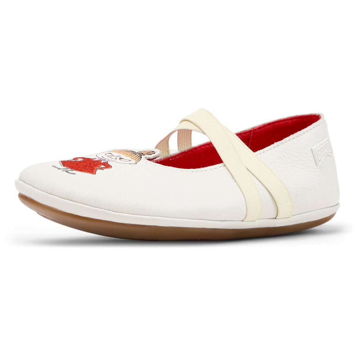 Ballerines Cuir BY MOOMIN blanc naturel, CAMPER