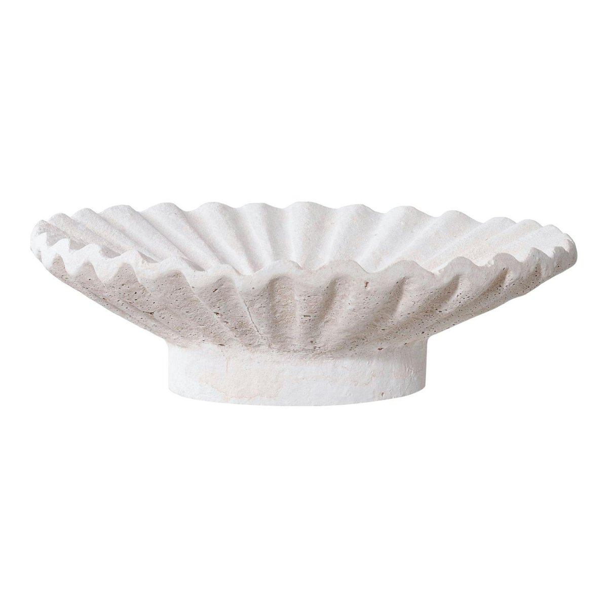 Bougeoir déco en ciment blanc (lot de 2) blanc, PIER IMPORT