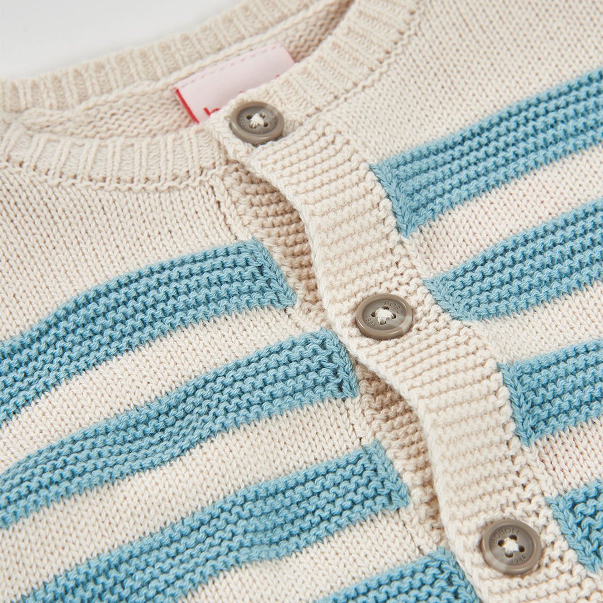 Veste bébé en tricot vert, BOBOLI