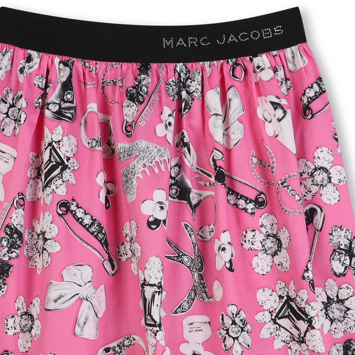 Jupe en satin en coton dark pink, MARC JACOBS