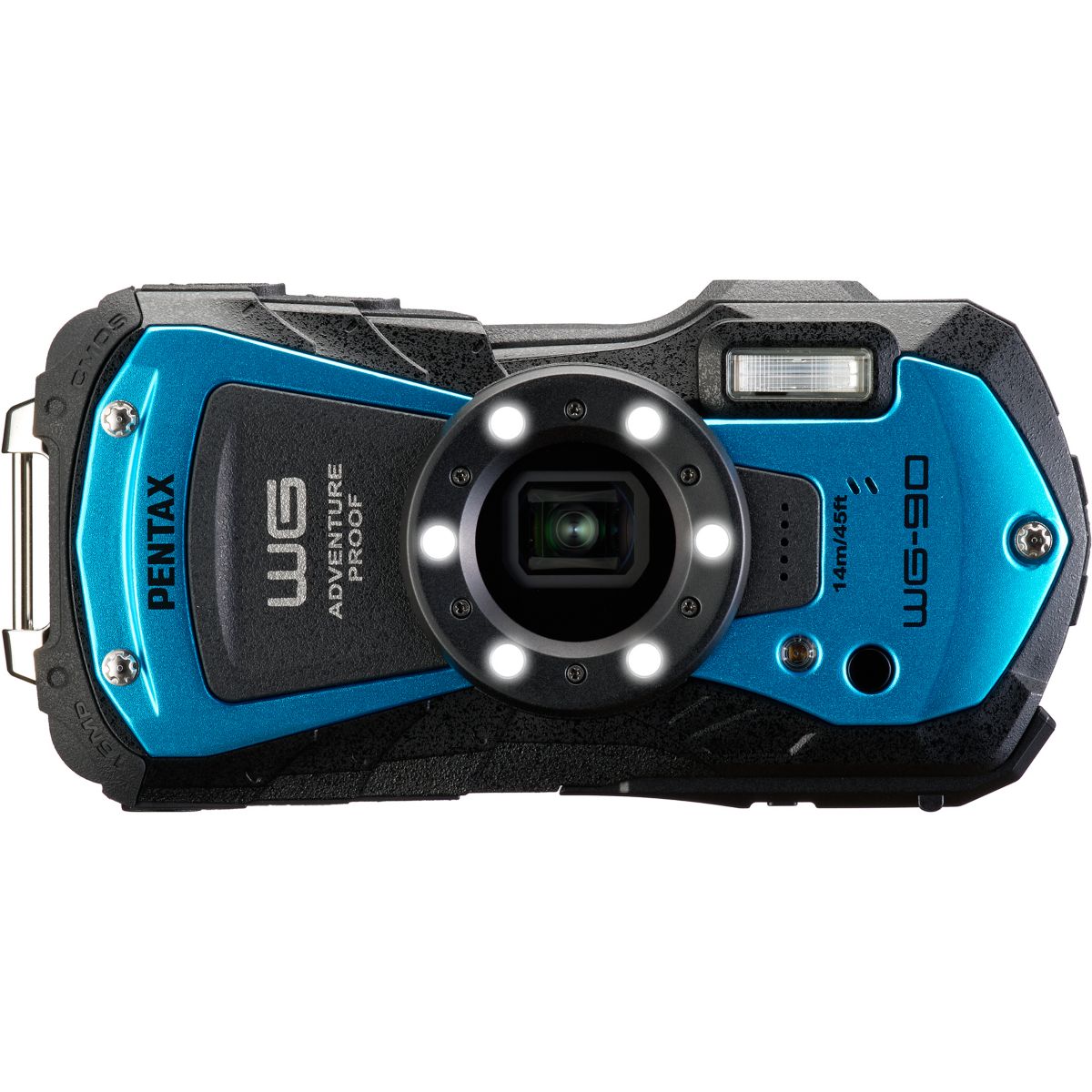Appareil photo Compact WG-90 Bleu couleur unique, PENTAX