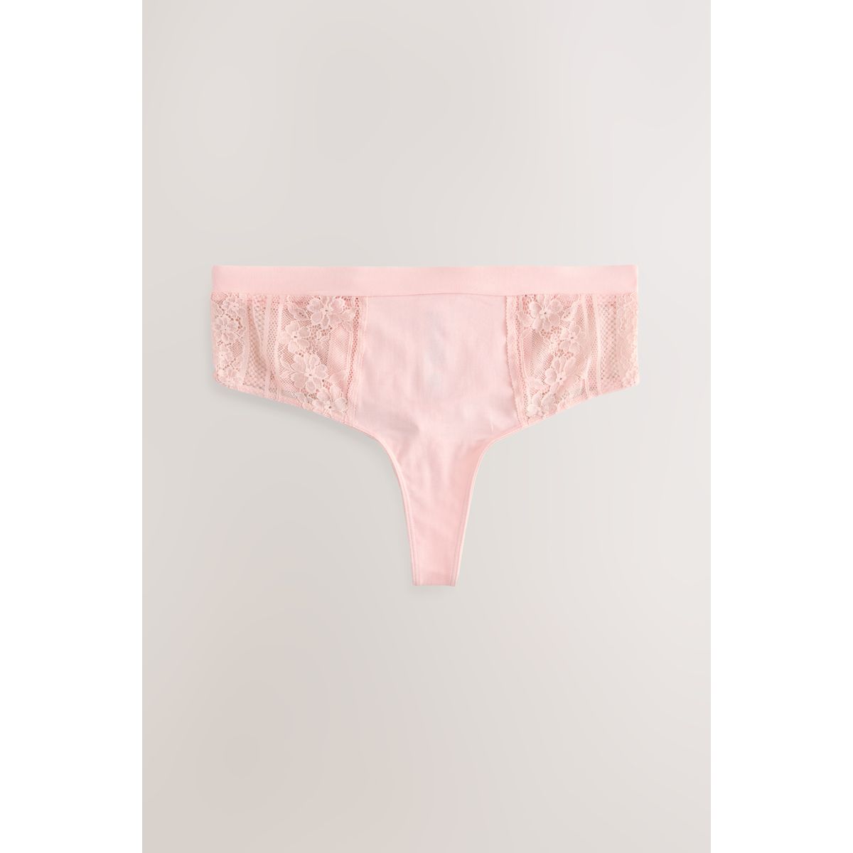 Culotte en dentelle et modal, lot de 3 kaki/rose clair/crème, NEXT