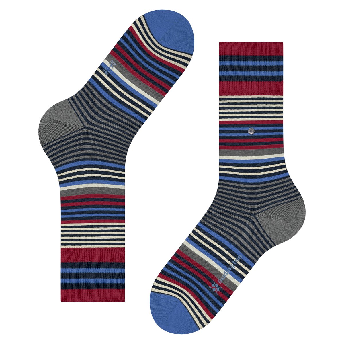 Chaussettes Stripe Opaque marin, BURLINGTON