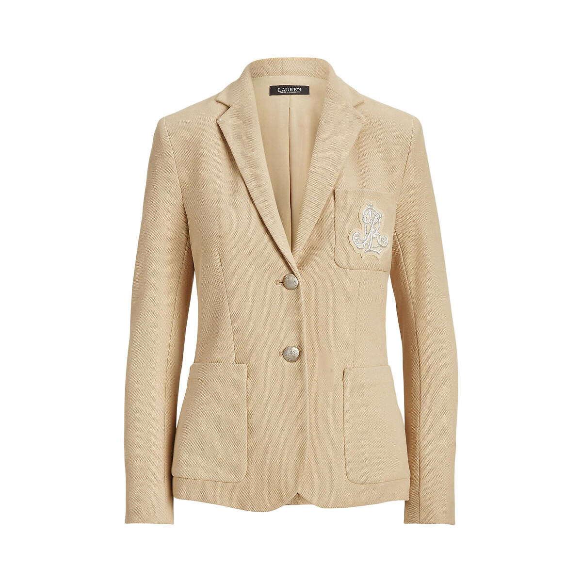 Veste blazer coupe droite ANFISA beige clair, LAUREN RALPH LAUREN