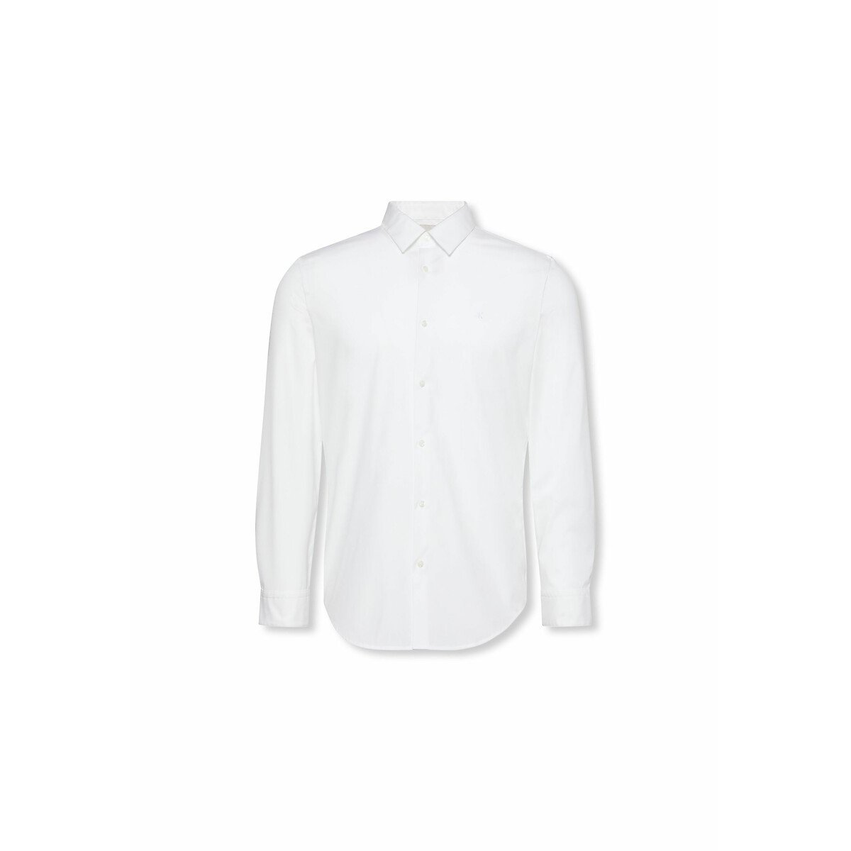 Chemise manches longues slim blanc, CALVIN KLEIN