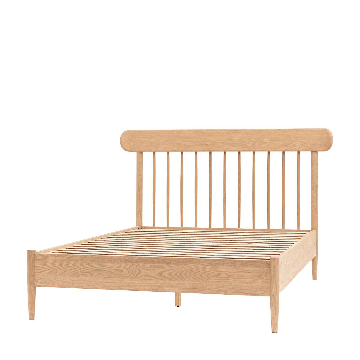 Hale Mid-Century Oak Spindle Bed oak, ÉDITÉ